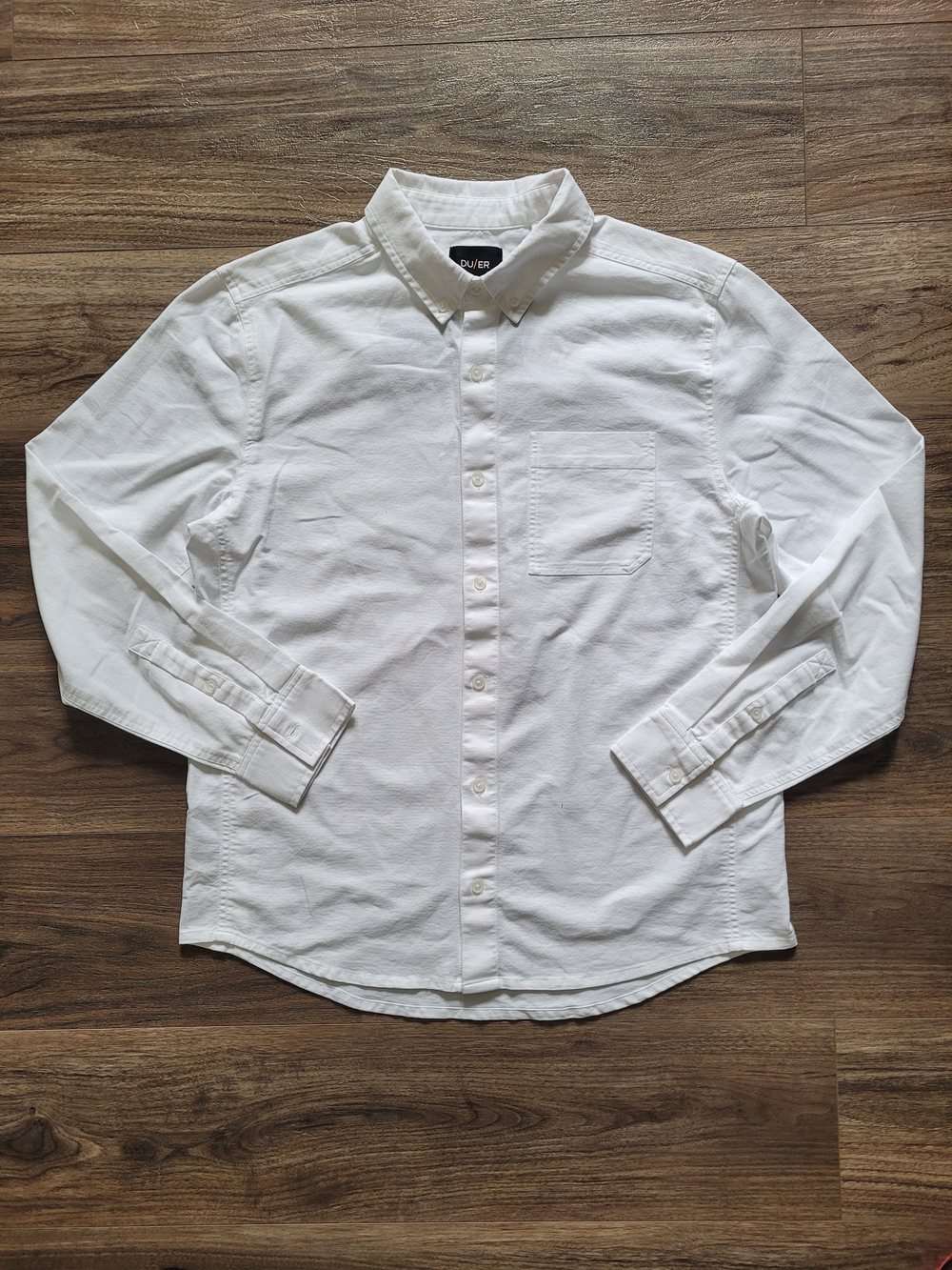 DU/ER Men L Effortless Oxford Shirt NWT